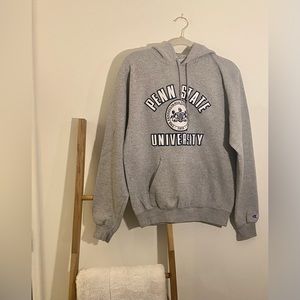 Vintage Penn State University Grey Hoodie Sweatshirt by Champion size small